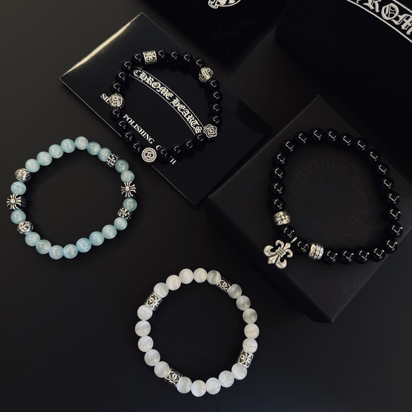 Chrome Hearts Beaded Bracelets Set